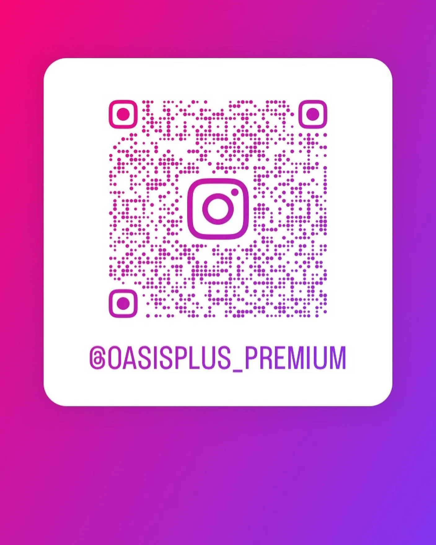 【お得情報あり！】Oasis+のインスタグラムをフォローして...