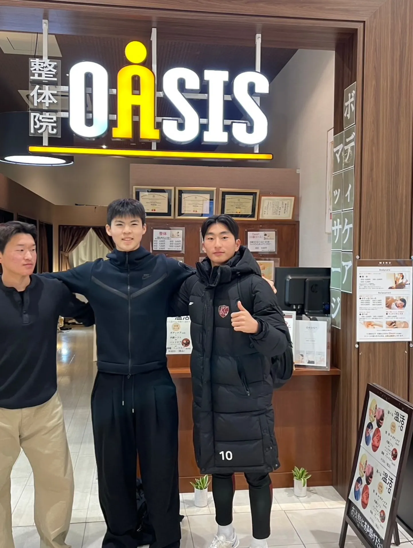 FC kyunghee のサッカー選手の皆さんにご来院いただ...